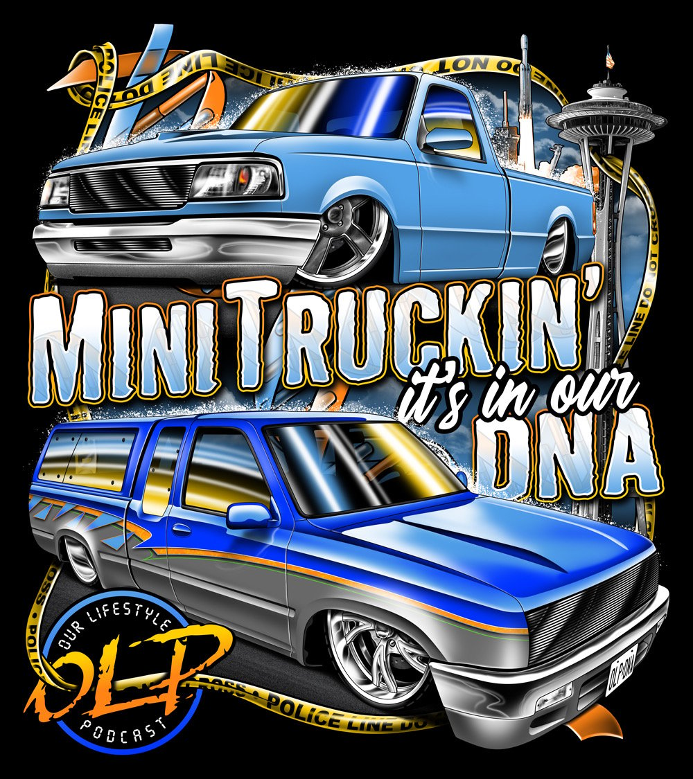 Image of Mini Truckin’ It’s In Our DNA - Sticker Matches Main Artwork