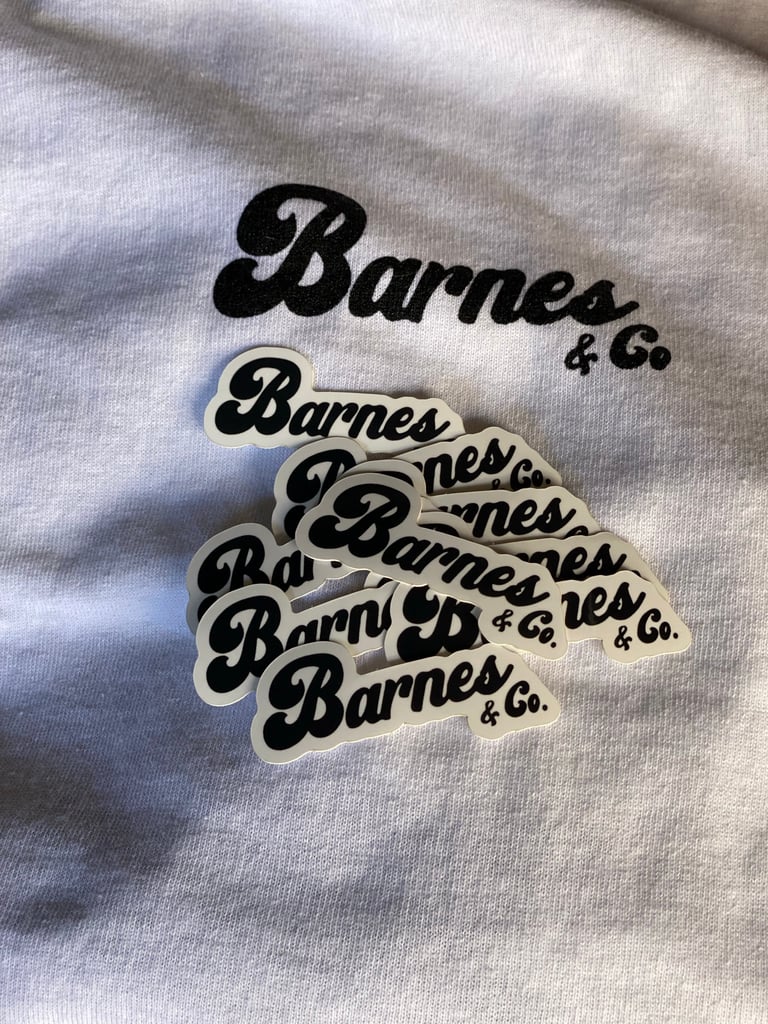 Barnes & Co. Sticker