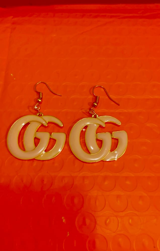 Image of Inspired gucci earrings or chanel drip earrings