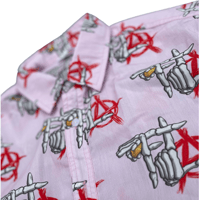 Image 2 of FLA Playboy Collar Poppin Pink (button down)