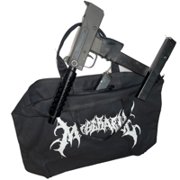 Image 1 of 'UZI NOT INCLUDED' tote bag