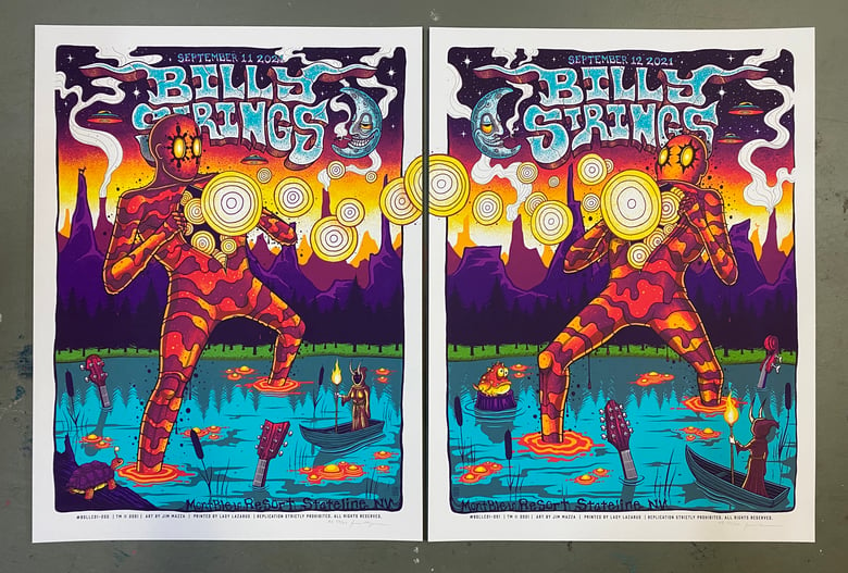 Image of Billy Strings - Stateline, NV - Cut Sets - Regular and Rainbow foil