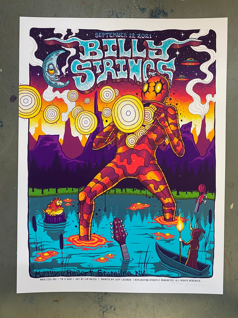 Image of Billy Strings - September 12th - Regular and Rainbow Foil