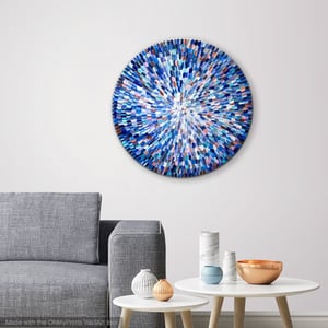 Image of Nix regina orbis III - 76x76cm