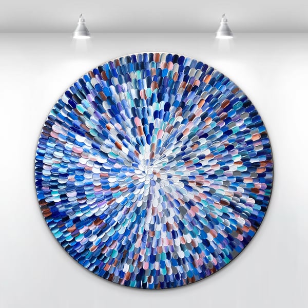Image of Nix regina orbis III - 76x76cm