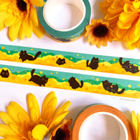 summer bloom kitty washi tape