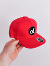 E11evens - Red snapback flat peak cap