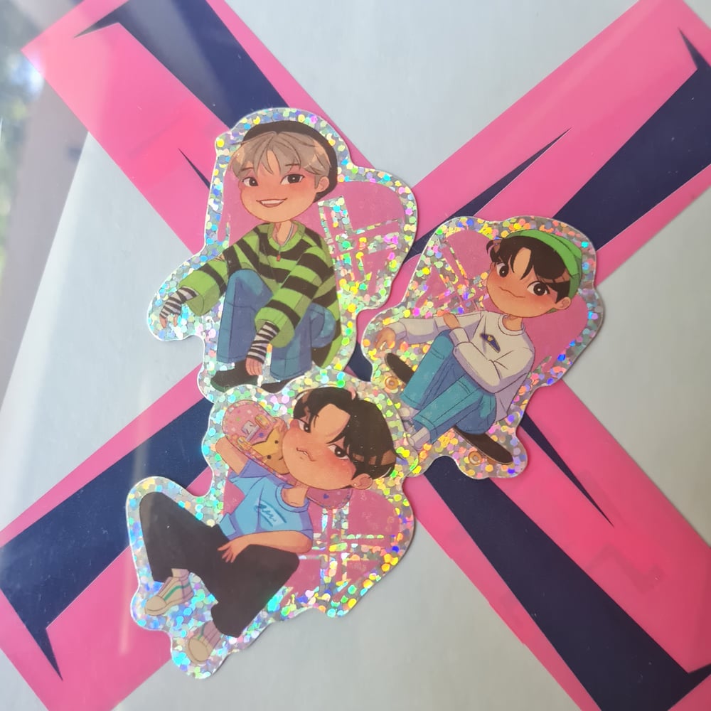 Image of TXT Fight or escape Keychains & Stickers