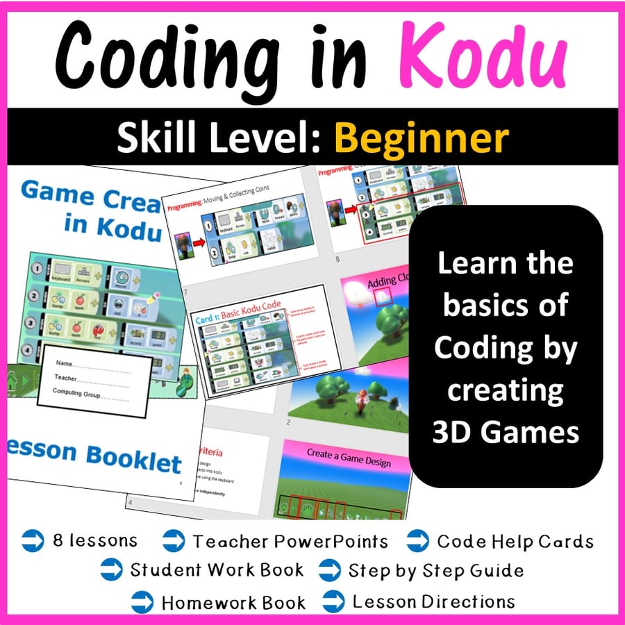 Image of 3D Game Design Coding in Kodu