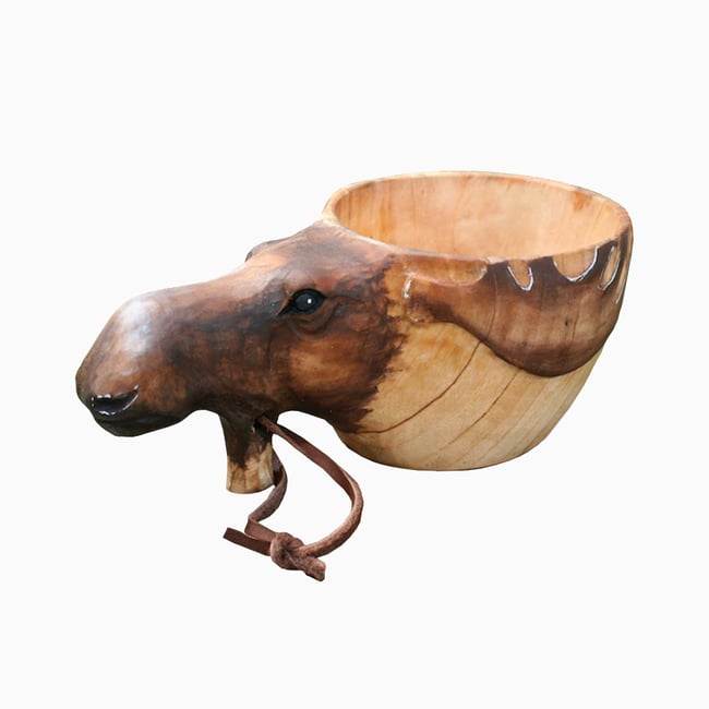 Moose Kuksa Wooden Cup