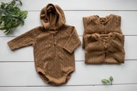 Image 2 of Cedar Hooded Romper /or pillow