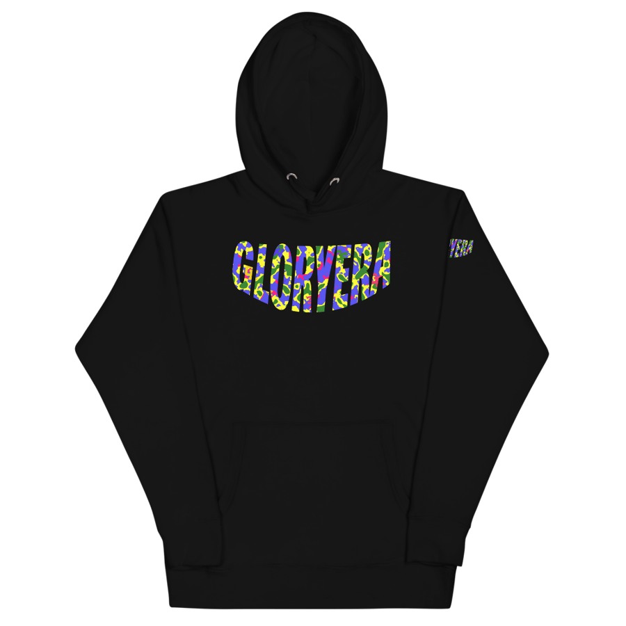 Image of GLORYERA® CREW HOODIE (BLACK/HOW MANY?)