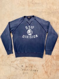 Image 2 of RRL 93rd DIVISION INDIAN HEAD Faded Double-V Sweatshirt 