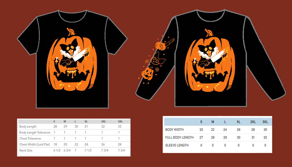 Pumpkin Cat Tshirt AND Sweatshirt 