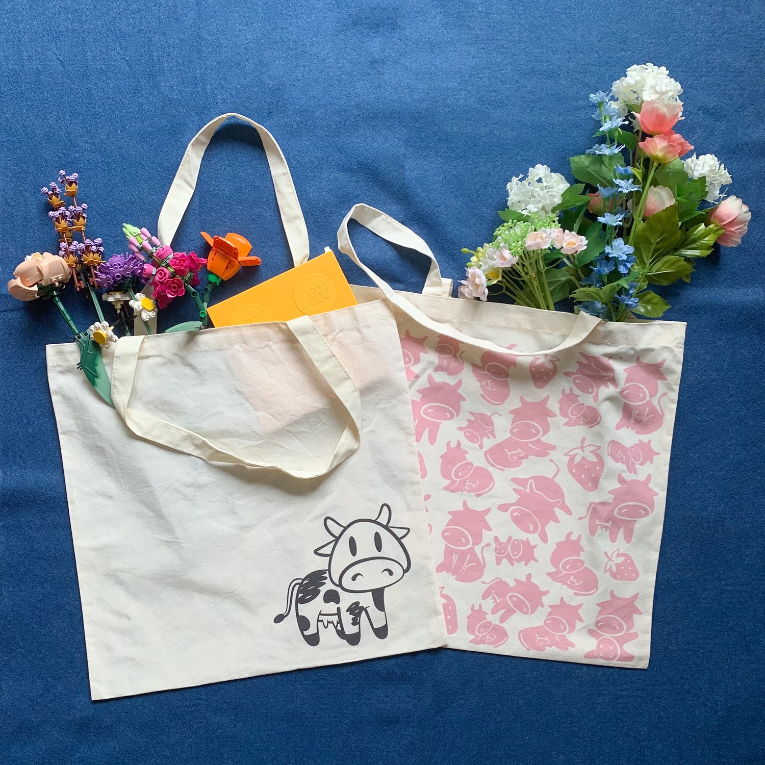 Cow Print Totes | Whimsy Atelier