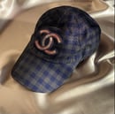 Image 1 of Chanel 2015 Gingham CC Baseball Cap 