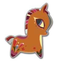 Image 1 of Big Horse Keychain Charm - Tan (PRE ORDER)