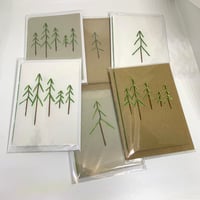 hand-stitched recycled gift cards