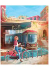 By Water Tram Print - CLEARANCE