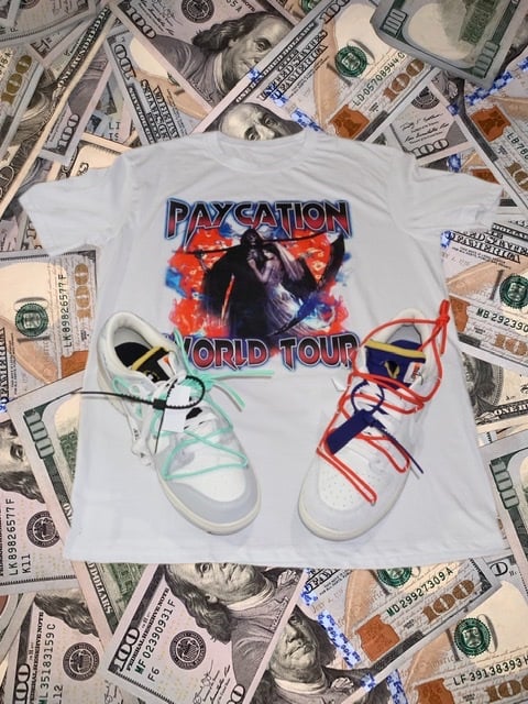 Image of PAYCATION DEATH CANT DO US PART TEE WHITE
