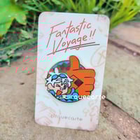 Image 1 of Genshin Impact Bennett Fan Made Enamel Pin