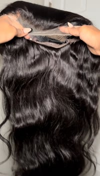 Image 4 of HD Lace 13x6 Virgin Frontal Wig