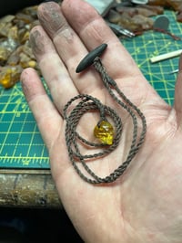 Image 2 of Amber Skull pendant 