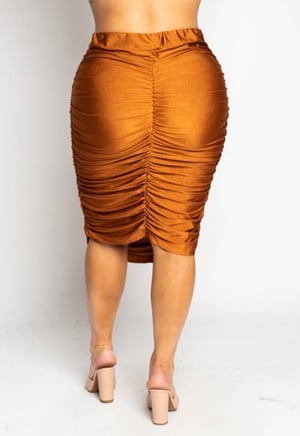 Image of Ruched Skirt