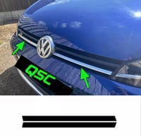 Image 1 of Mk7 Golf GTD R Front Grill Dechrome Sticker Decal Multiple Colours