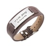 Pray Leather Cuff