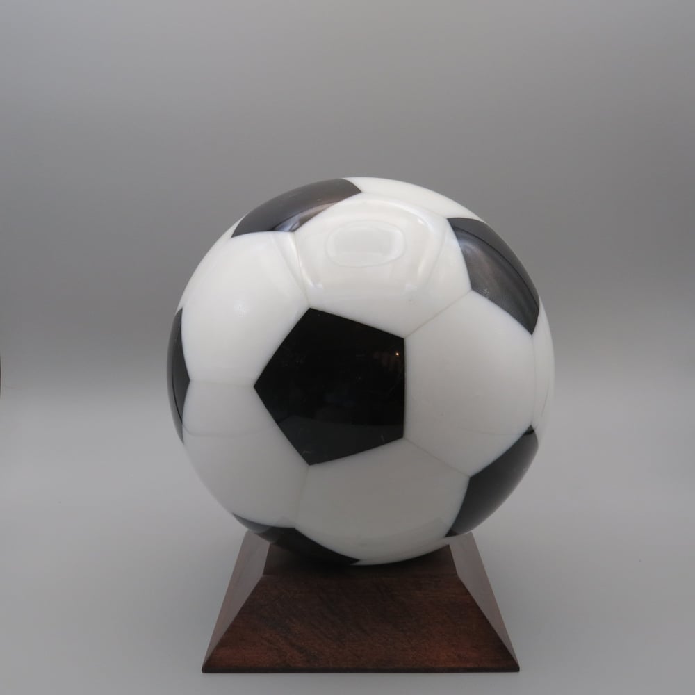Image of Carrara Venato Marble Soccer Ball