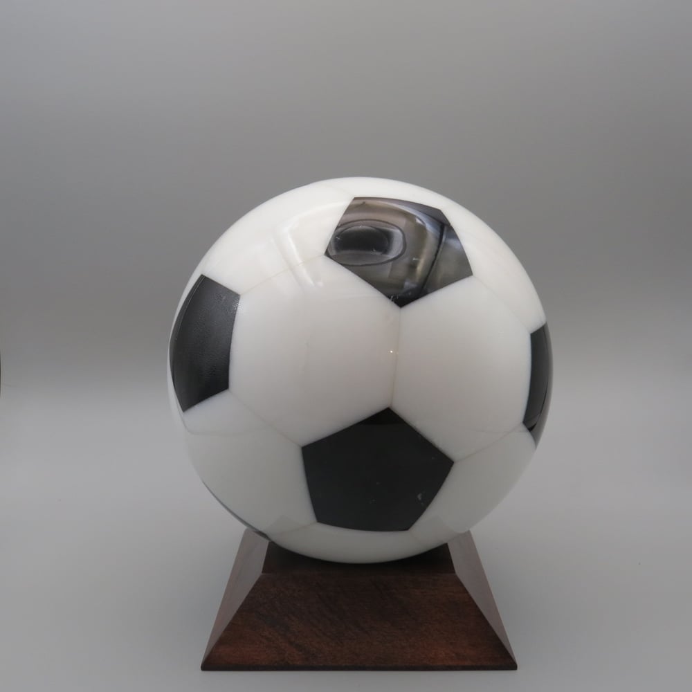 Image of Carrara Venato Marble Soccer Ball
