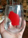 Image of Stemless Wine Glass With WI symbol