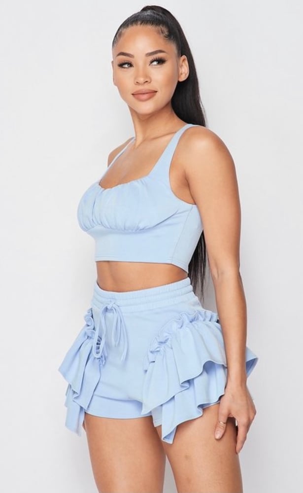 Image of FLARED UP ( Powder Blue)
