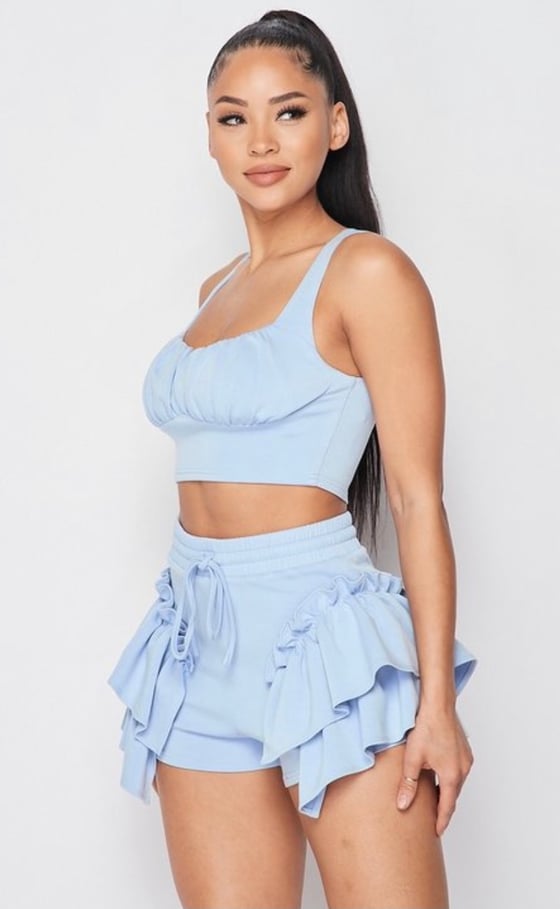Image of FLARED UP ( Powder Blue)