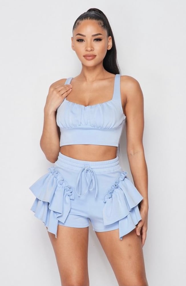 Image of FLARED UP ( Powder Blue)
