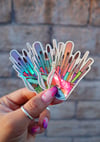 Nail Brushes Holographic Sticker