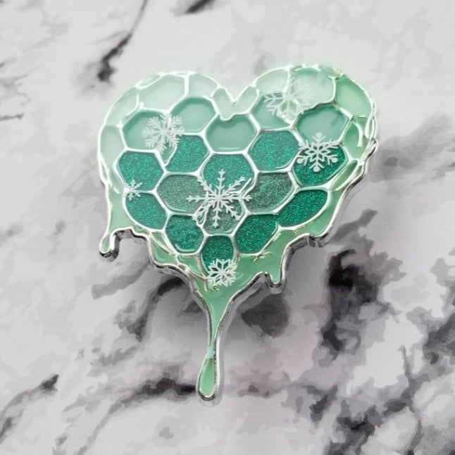 Image of Heart of Liquid Gold: Snowflake Variant 