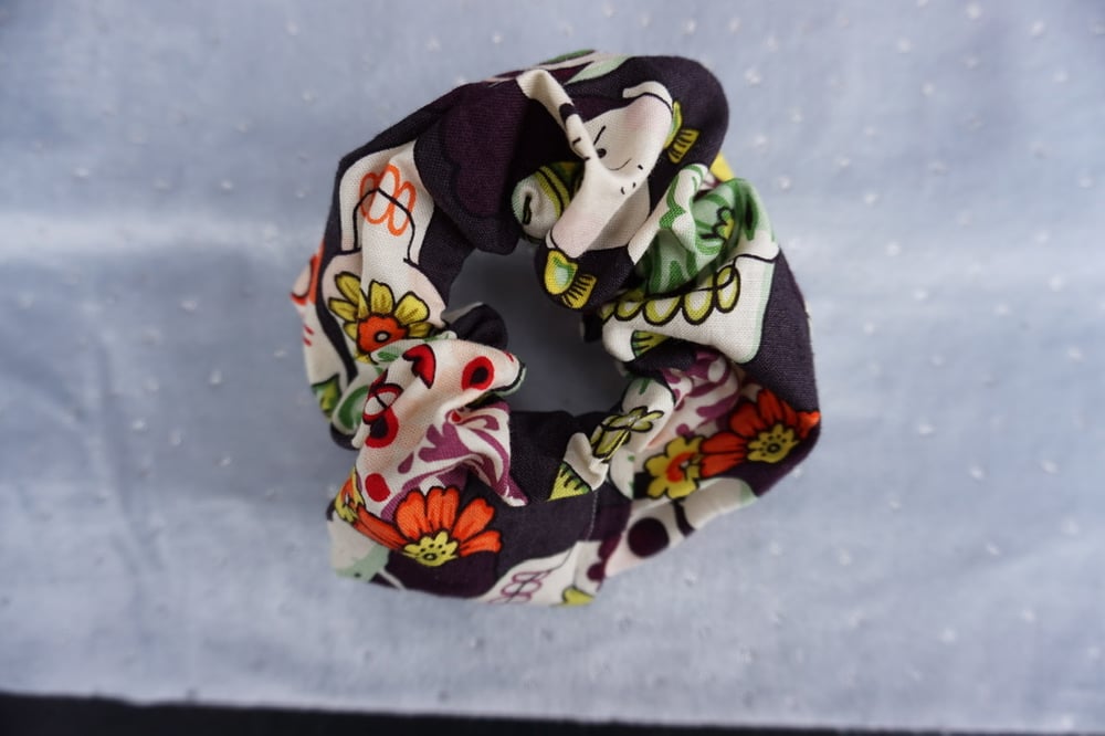 Image of Frida Sugar Skull Scrunchie 