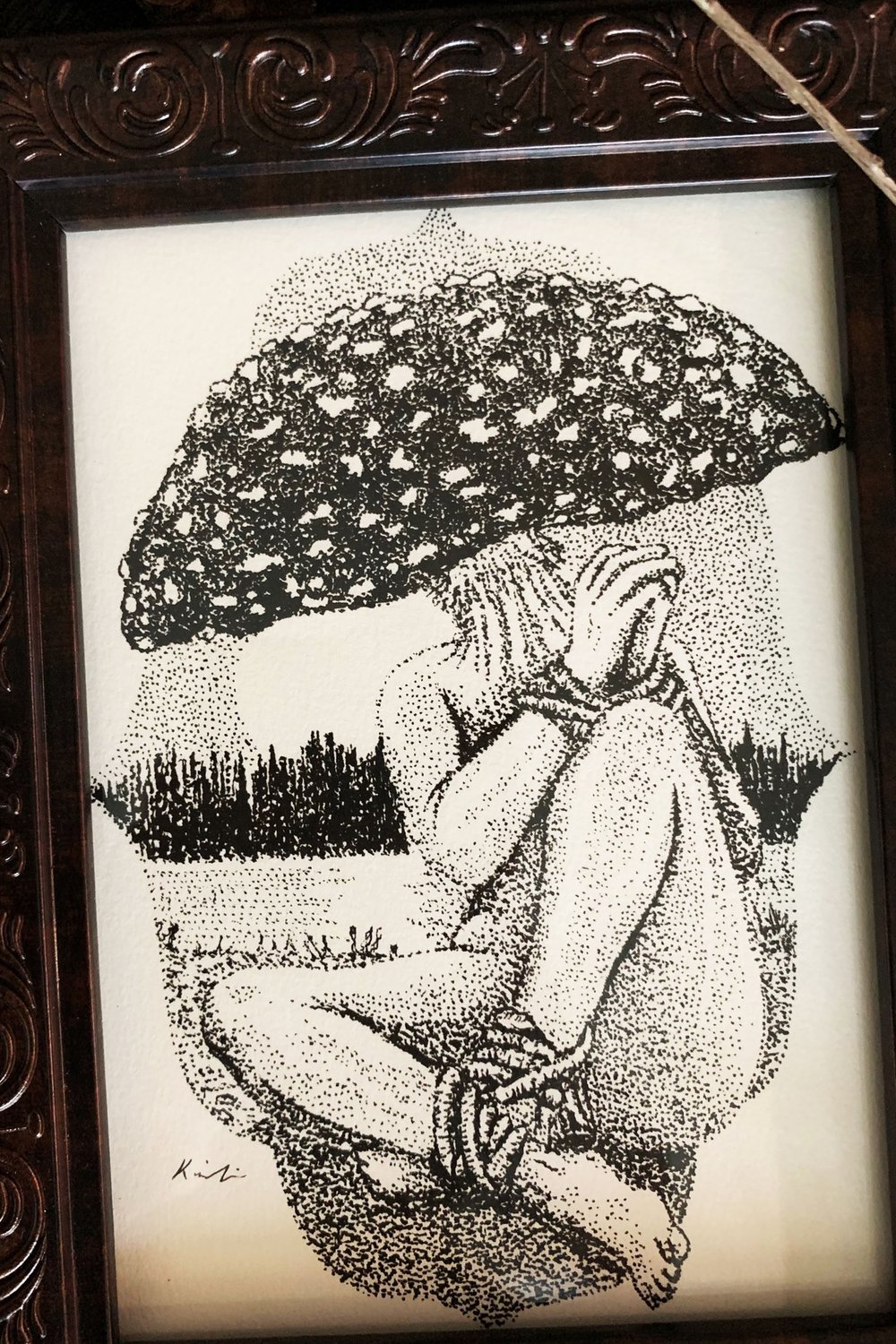 "Mushroom Witch" 5x7" Print