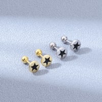Image 1 of Blackstar Stud Earrings (925 Sterling Silver)