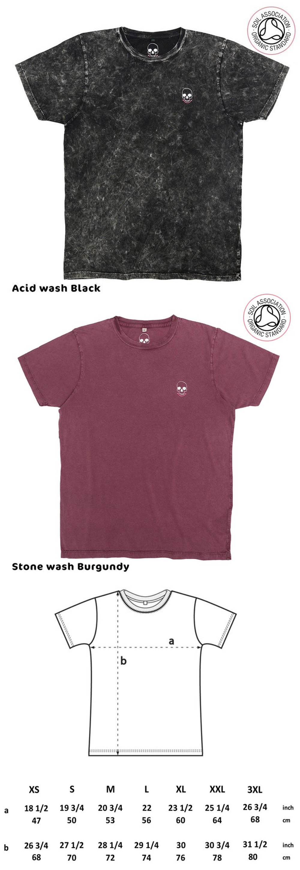 Luxury Unisex Smiley Skull pocket T-Shirts (Organic)