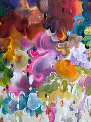 Image of Ludere iris - 152x50cm