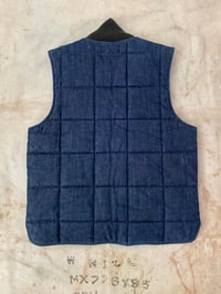 Image 2 of RRL DENIM PUFFER VEST (1)