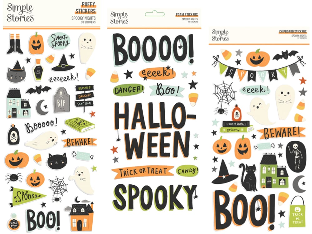 Image of Simple Stories | Spooky Nights Stickers