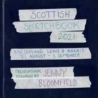 Image 1 of 2021 Scottish Sketchbook - Sketchbook Zine