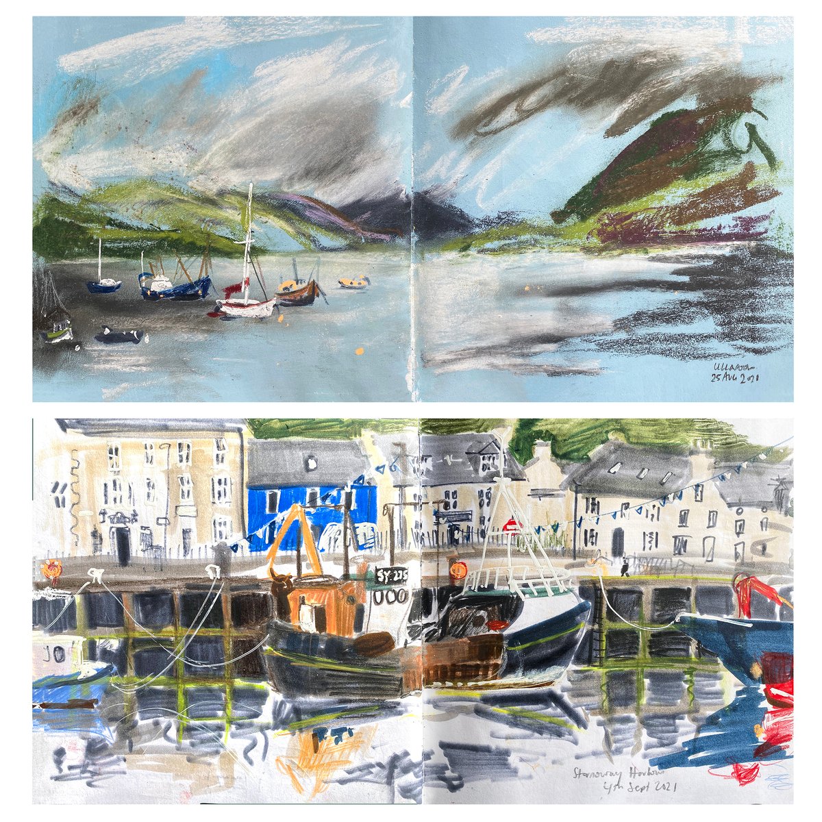 Image of 2021 Scottish Sketchbook - Sketchbook Zine