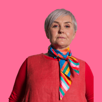 Image 4 of City Chevron 'Rainbow' Scarf
