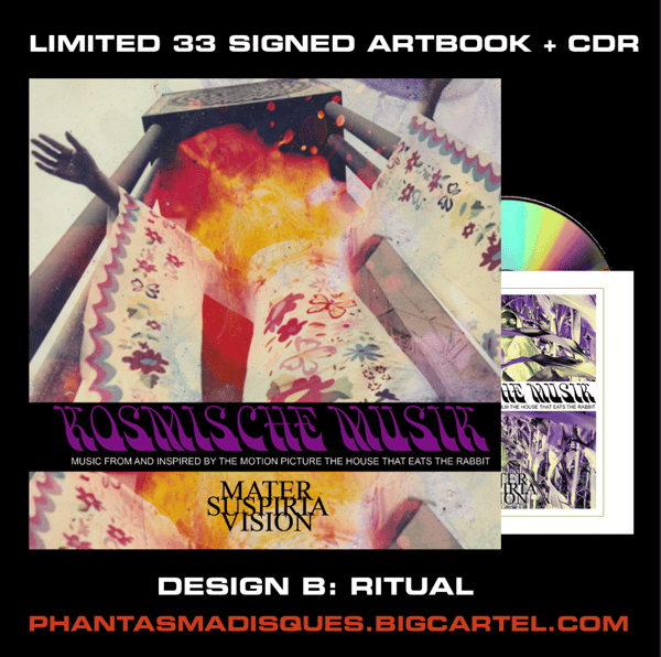 Image of LIMITED 33 Phantasma Disques Book 03 Mater Suspiria Vision - Kosmische Musik +CDR (Design B) Signed