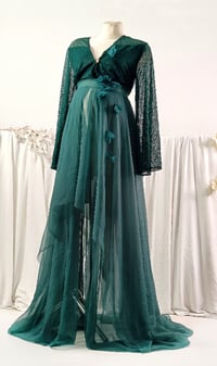 Image 3 of Maternity/non maternity dress Juliette | size S-M-L | emerald
